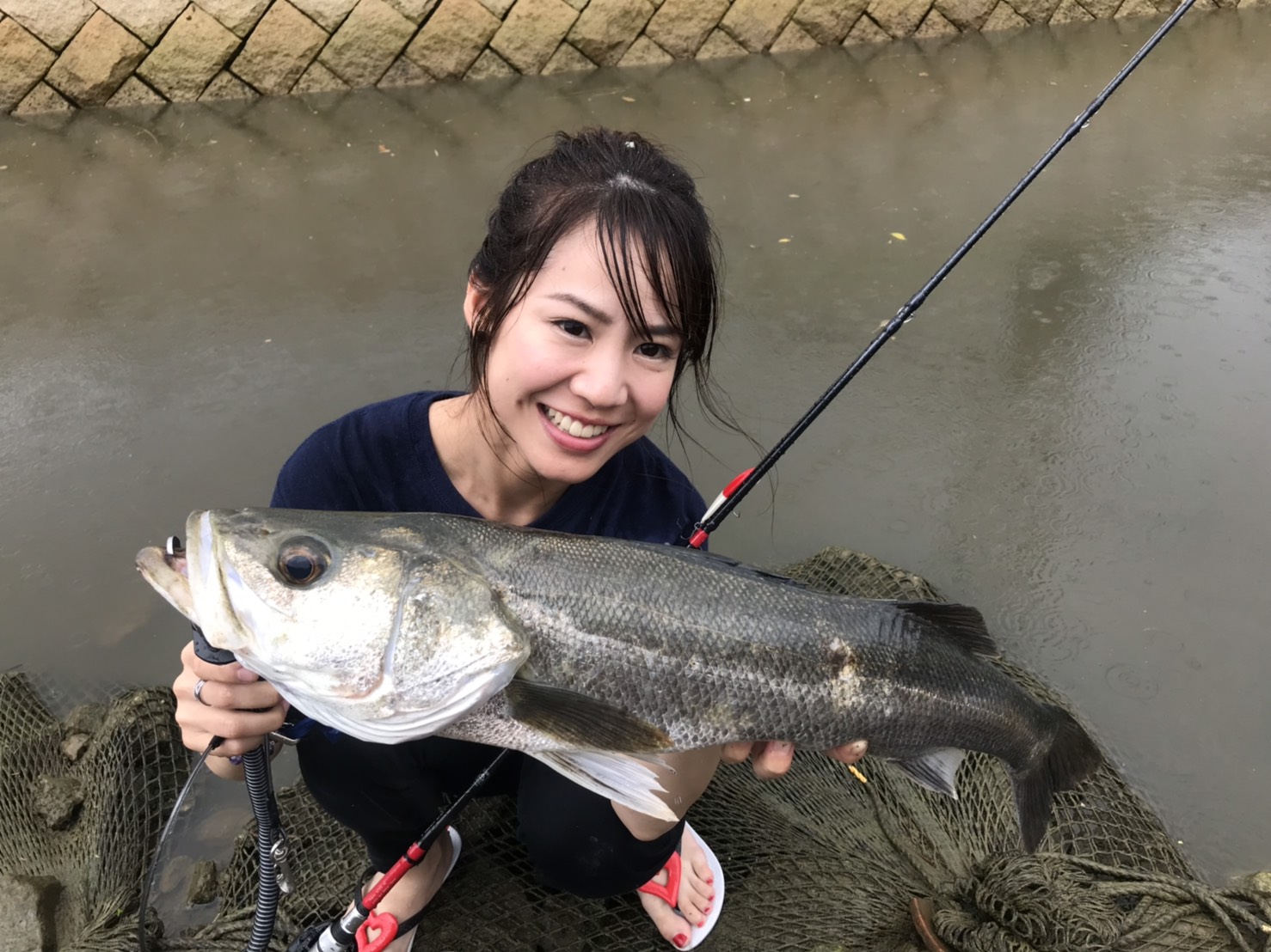 プレゼントに貰ったhuerco フエルコ の竿でシーバス釣り 釣りガール 女性のための釣りコミュニティ