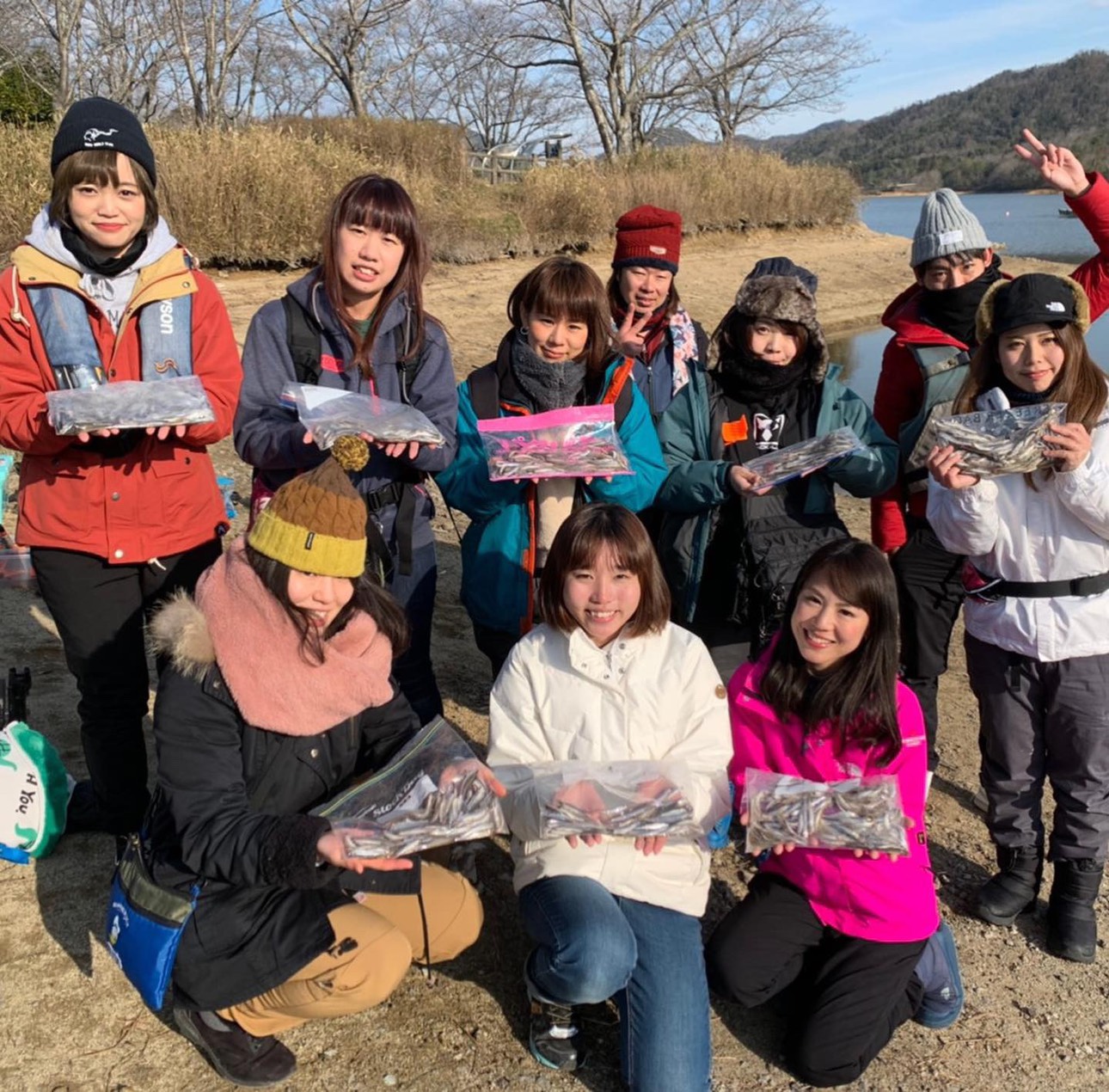 イベント 釣りガール大集合 青野ダムでワカサギ釣り 釣りガール 女性のための釣りコミュニティ