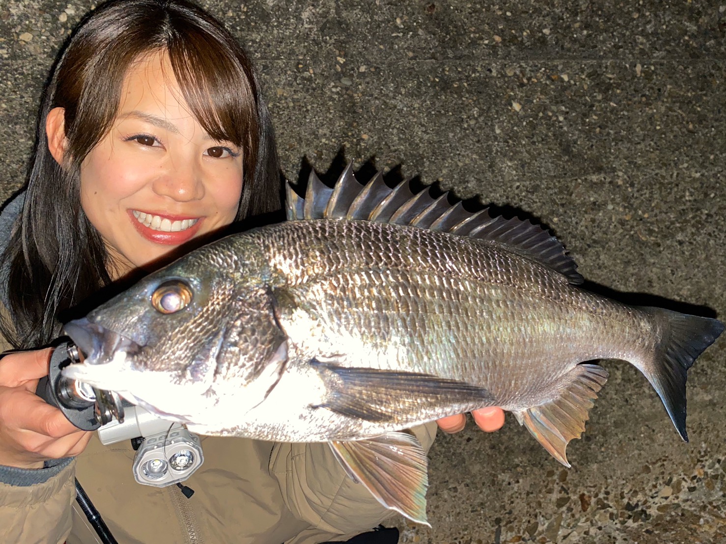 メバリングに行ったら まさかの外道で大喜び 釣りガール 女性のための釣りコミュニティ