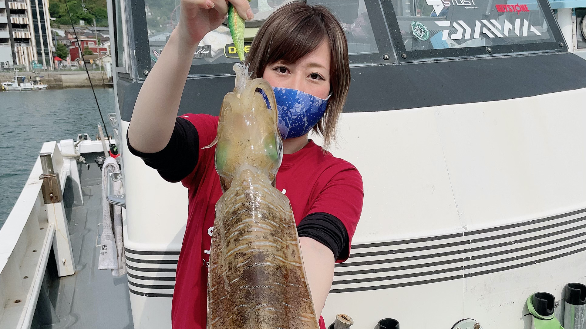 梅雨前のボートエギング 釣りガール 女性のための釣りコミュニティ