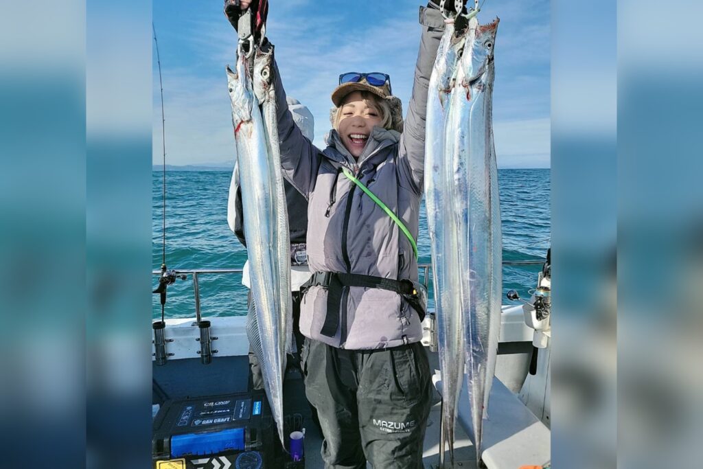 仙台湾めで鯛を狙って2024年初釣りは…タチウオ祭りに🐉