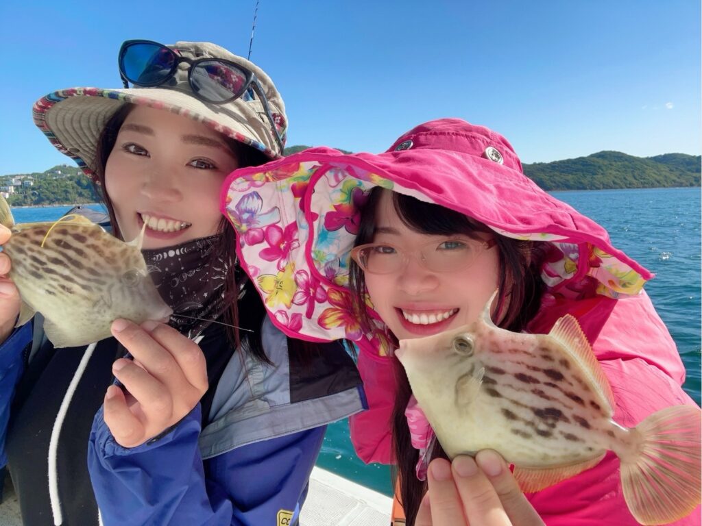 女子ふたりでカワハギ釣行🌊和歌山加太 三邦丸さんに乗船！