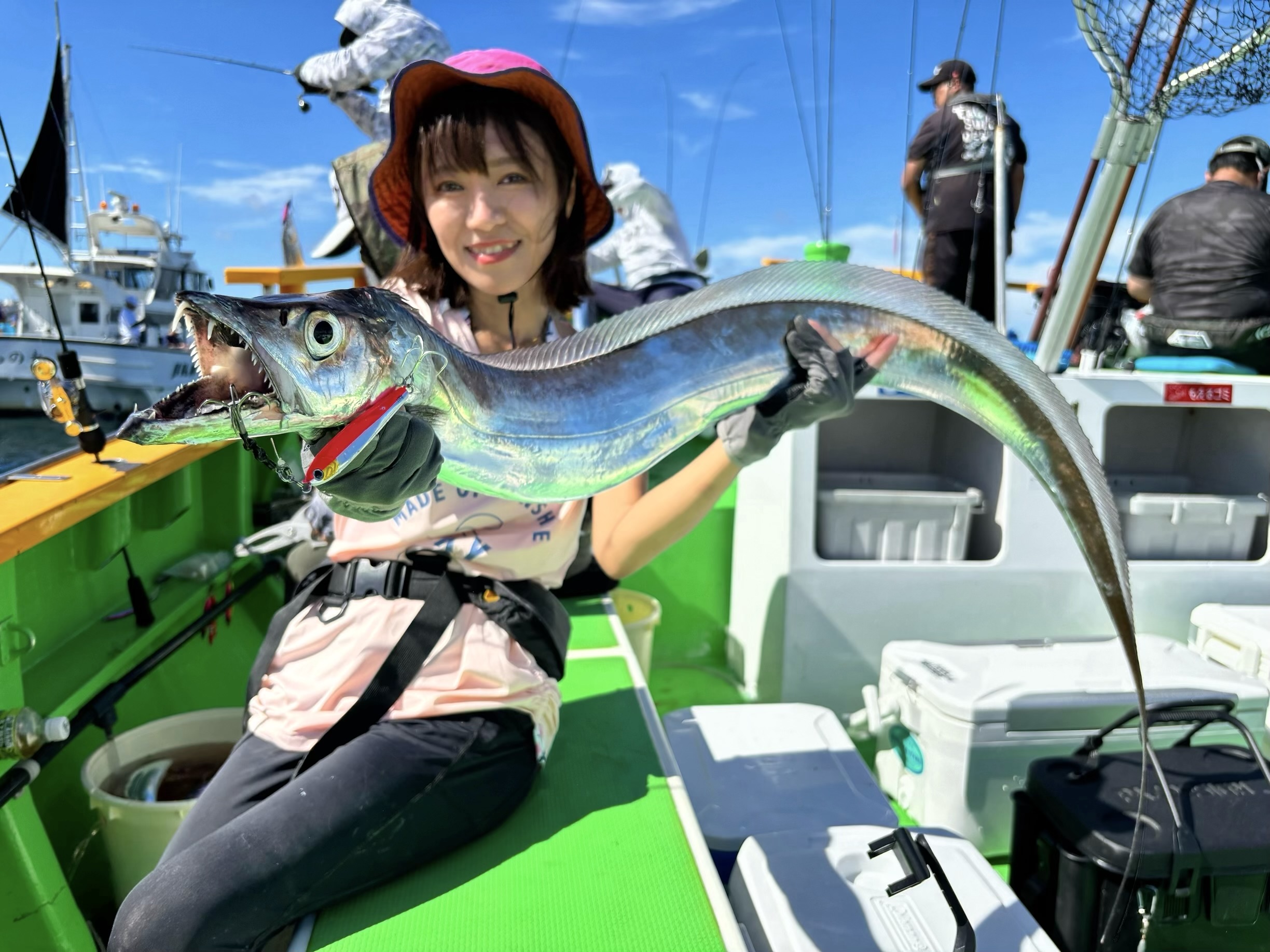 emimaruスーパードラゴンに歓喜🐉✨夏の終わりのタチウオジギング船🚤 in東京湾